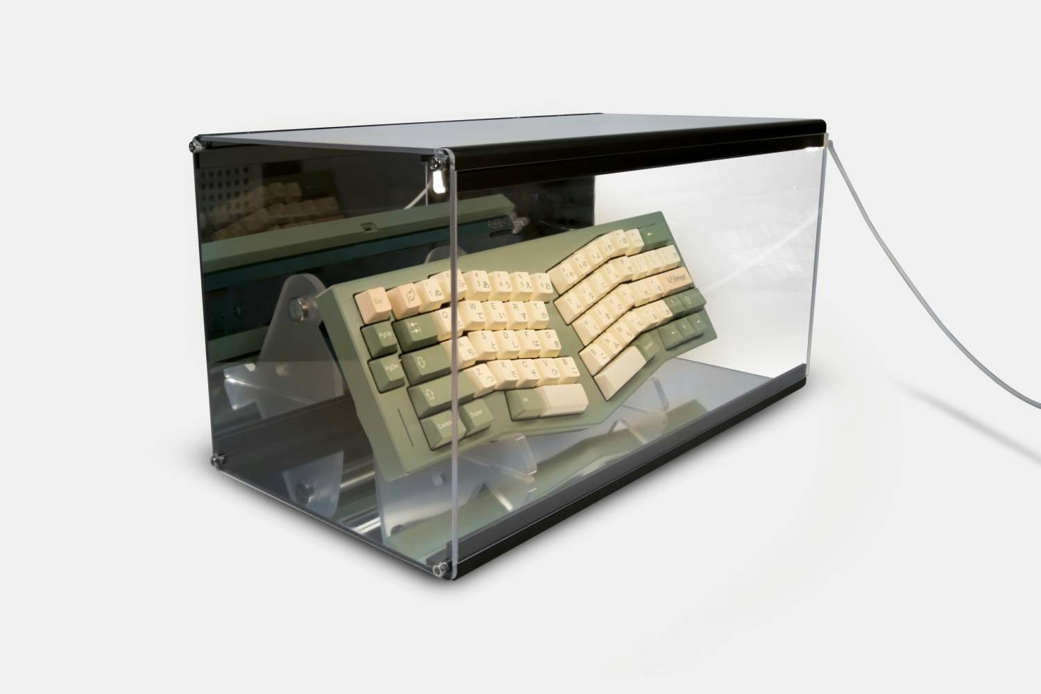 MOMOKA Aluminum Metal Keyboard Display Case Mechanical Keyboards Components Mechanical